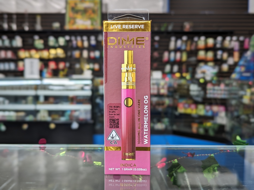 Dime Industries Watermelon OG 1g Live Reserve All in One Cartridge