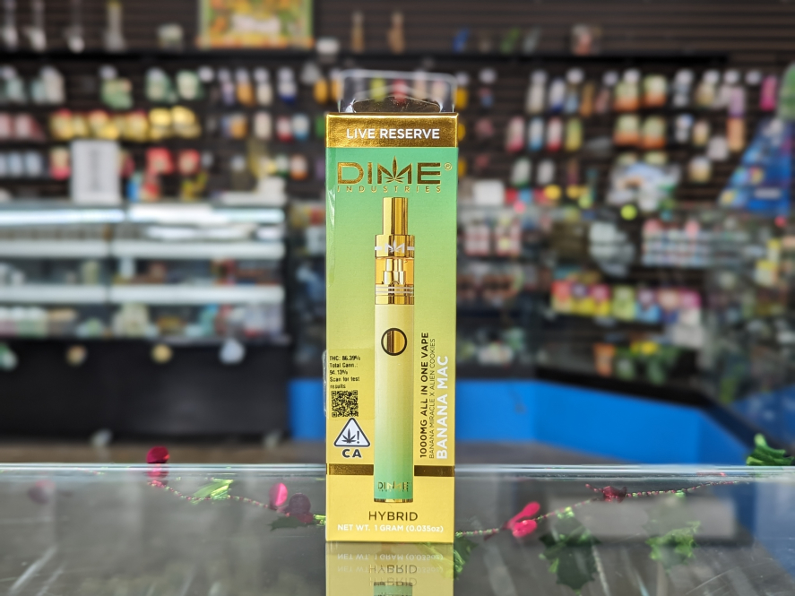 Dime Industries Banana Mac 1g Live Reserve All in One Cartridge