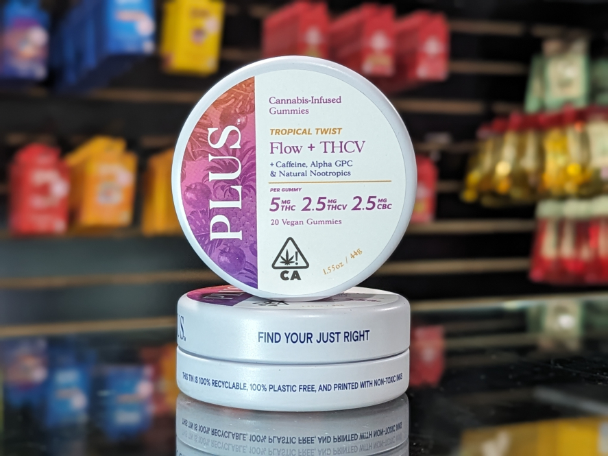 Plus Flow+THCV Tropical Twist  5/2.5/2.5 Gummies 100mg