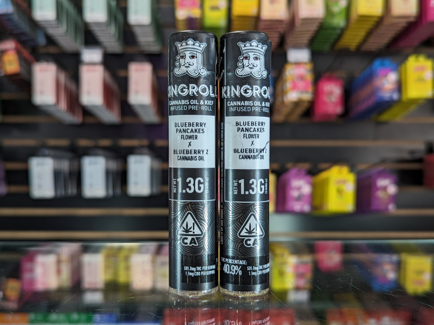 Kingroll Blueberry Pancakes x Blueberry Z 1.3g Infused Preroll