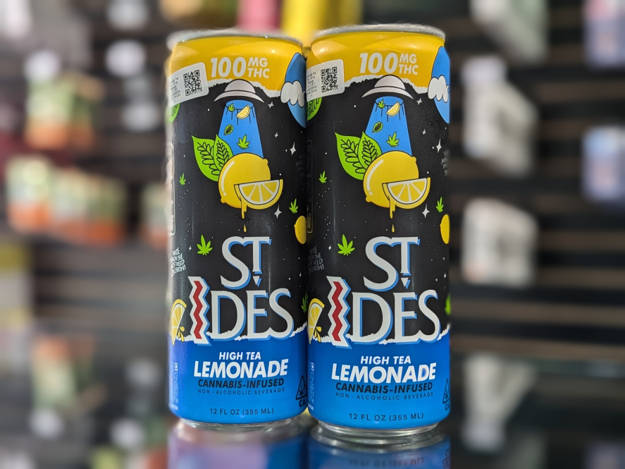 ST. Ides Lemonade-Tea 12oz 100mg Beverage Edibles