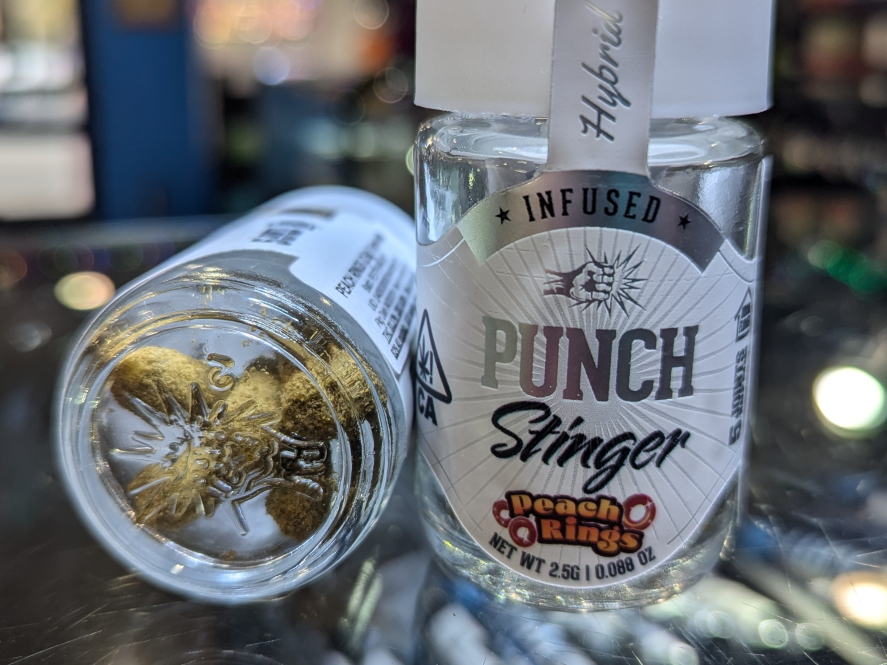 Punch Stinger Peach Rings 2.5g Infused Preroll 5-Pack