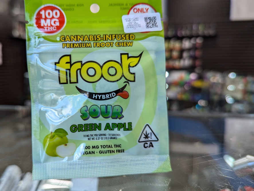 Froot Sour Green Apple 100mg Gummy