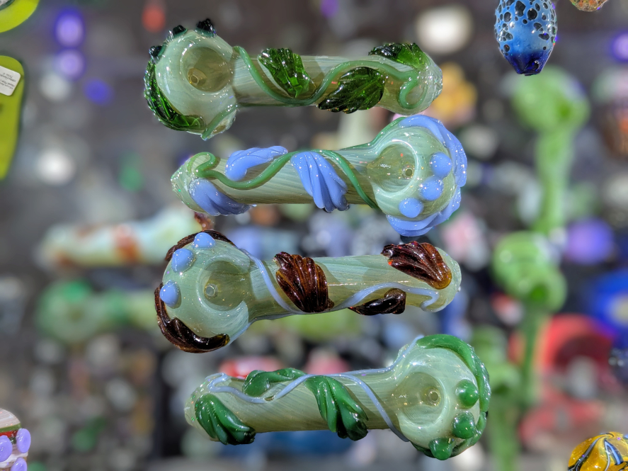 Green Leaf Handpipe(314)