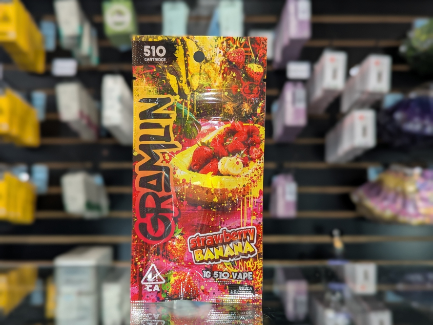 Gramlin Strawberry Banana 1g Cartridge