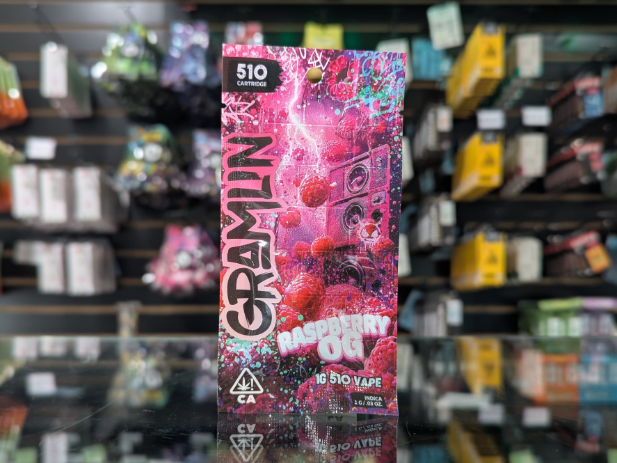 Gramlin Raspberry OG 1g Cartridge