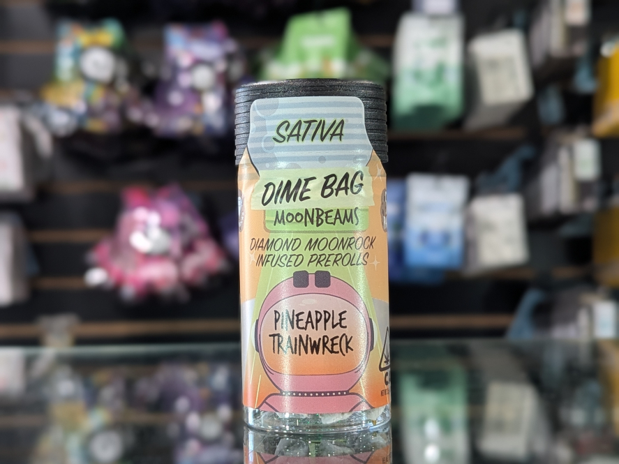 Dime Bag Moonbeams  Pineapple Trainwreck 2.5g Infused  Preroll 5-Pk