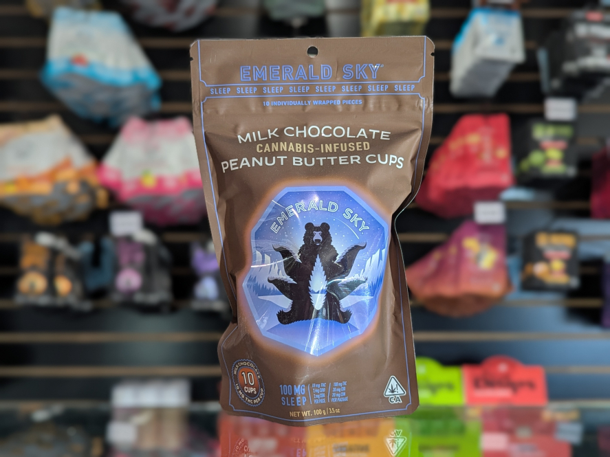 Emerald Sky Peanut Butter Cups Sleep 100mg THC/CBD/CBN Edibles