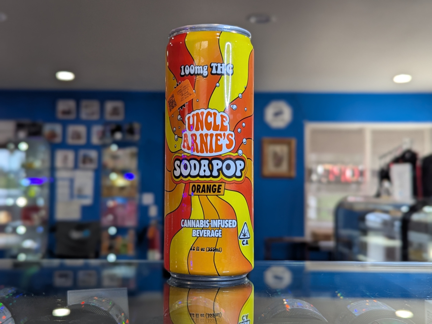 Uncle Arnie's Orange Soda 12oz 100mg THC Beverage