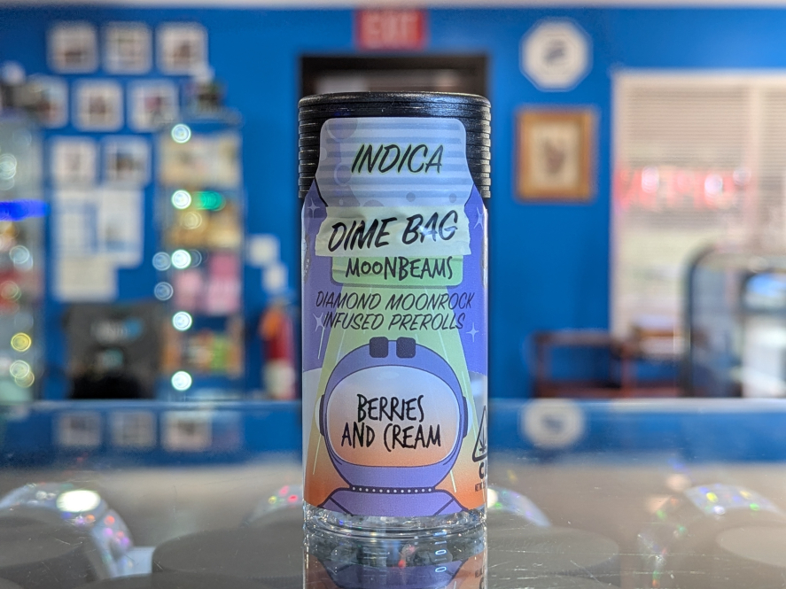 Dime Bag Moonbeams Berries N Cream 2.5g Preroll 5-Pk