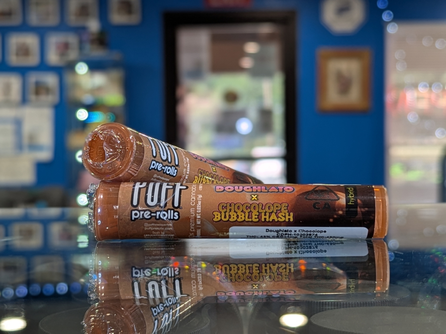Puff Doughlato x Chocolope Bubble Hash 1g Preroll