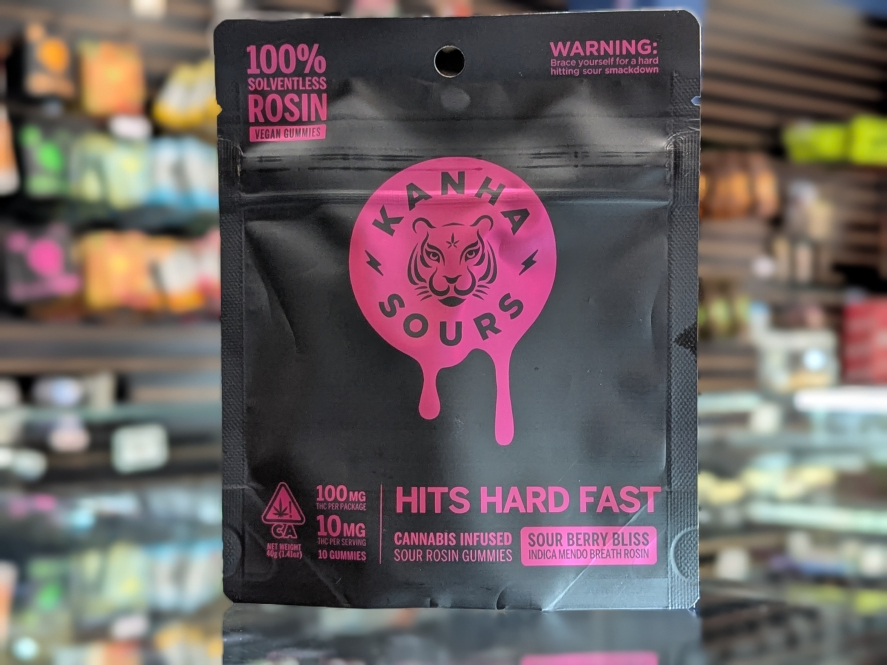 Kanha Rosin Sour Berry Bliss 100mg Edibles