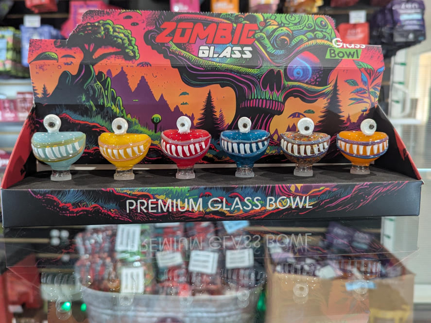 Zombie Fancy Glass Bowl (WHP-859)