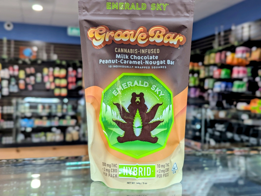 Emerald Sky Hybrid Groove Bar 100mg Edibles