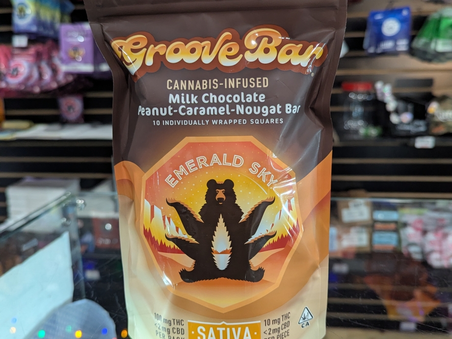 Emerald Sky Groove Bar Sativa 100mg Edibles