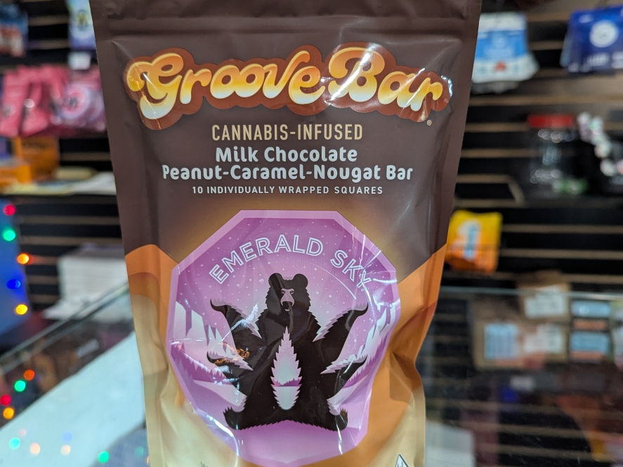 Emerald Sky Groove Bar Indica 100mg Edibles