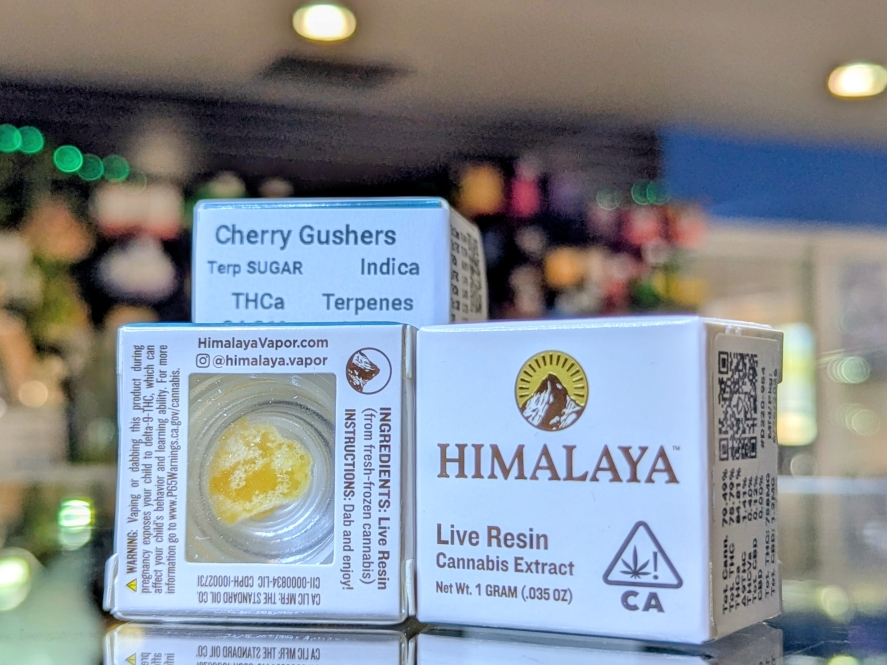 Himalaya Cherry Gushers 1g Live Resin Sugar