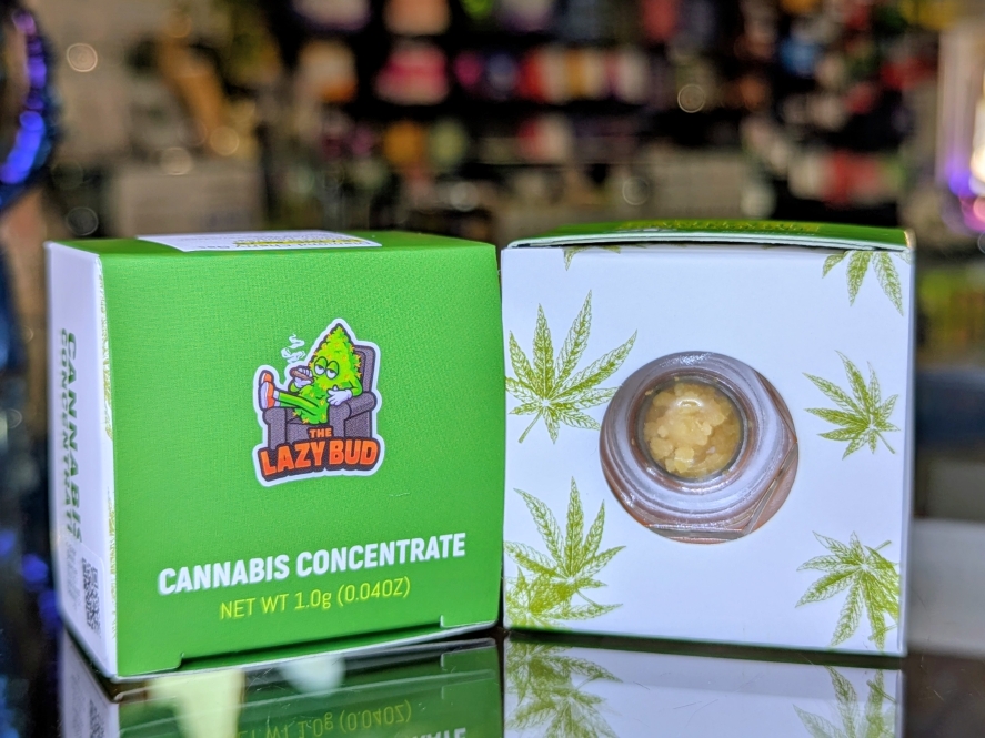 Lazy Buds Cherry Gas 1g Sugar Diamond Concentrate