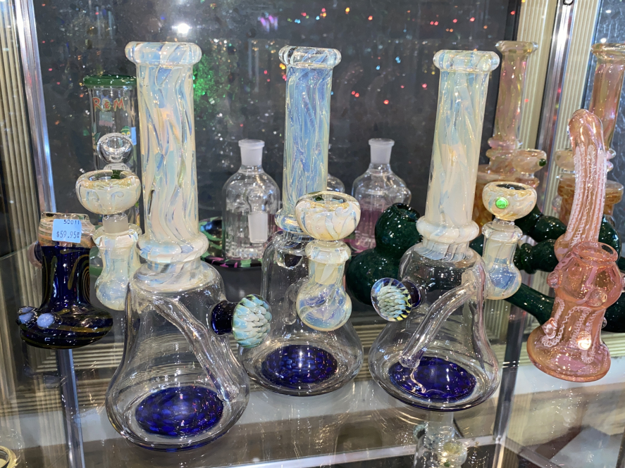 Silver Fumed Flower Pendant Rig