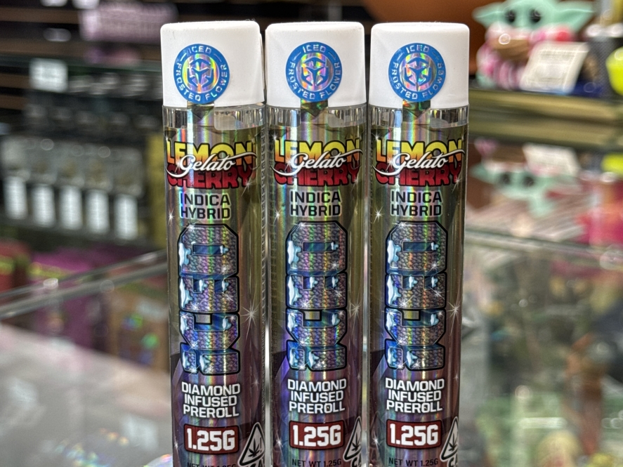 ICED Lemon Cherry Gelato 1.25g Infused Preroll
