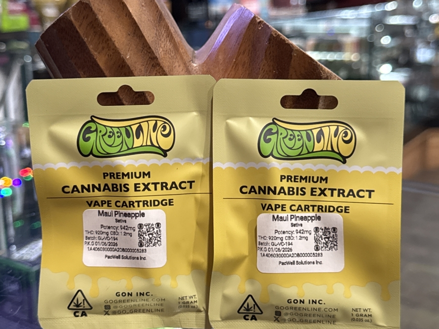 Greenline Maui Pineapple 1g Cartridge