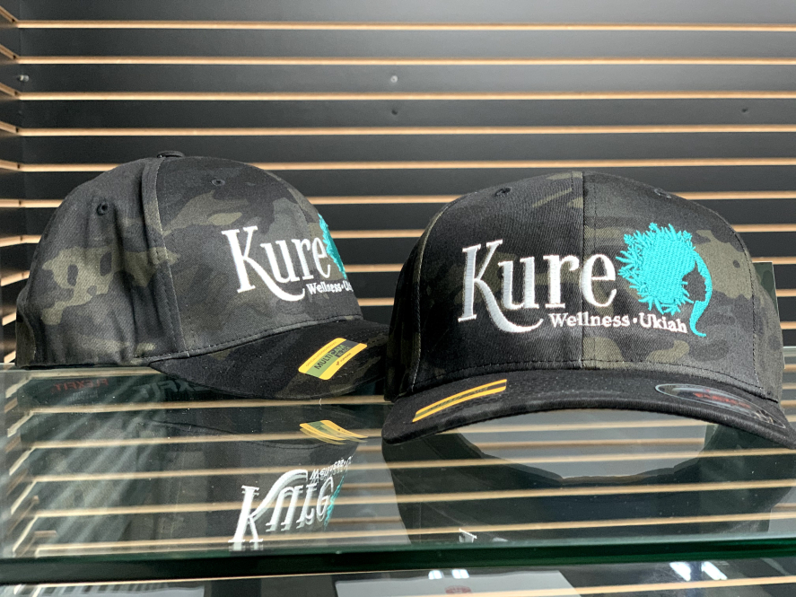 Kure Dark Camo FlexFit Hat S/M Apparel