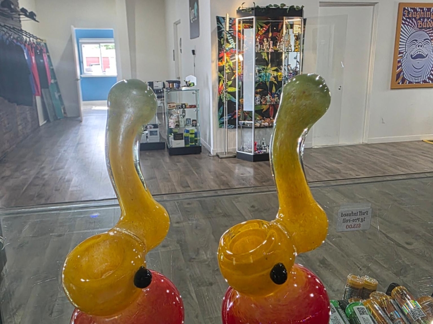 5.5" Rasta Frit Sherlock Glass Bubbler